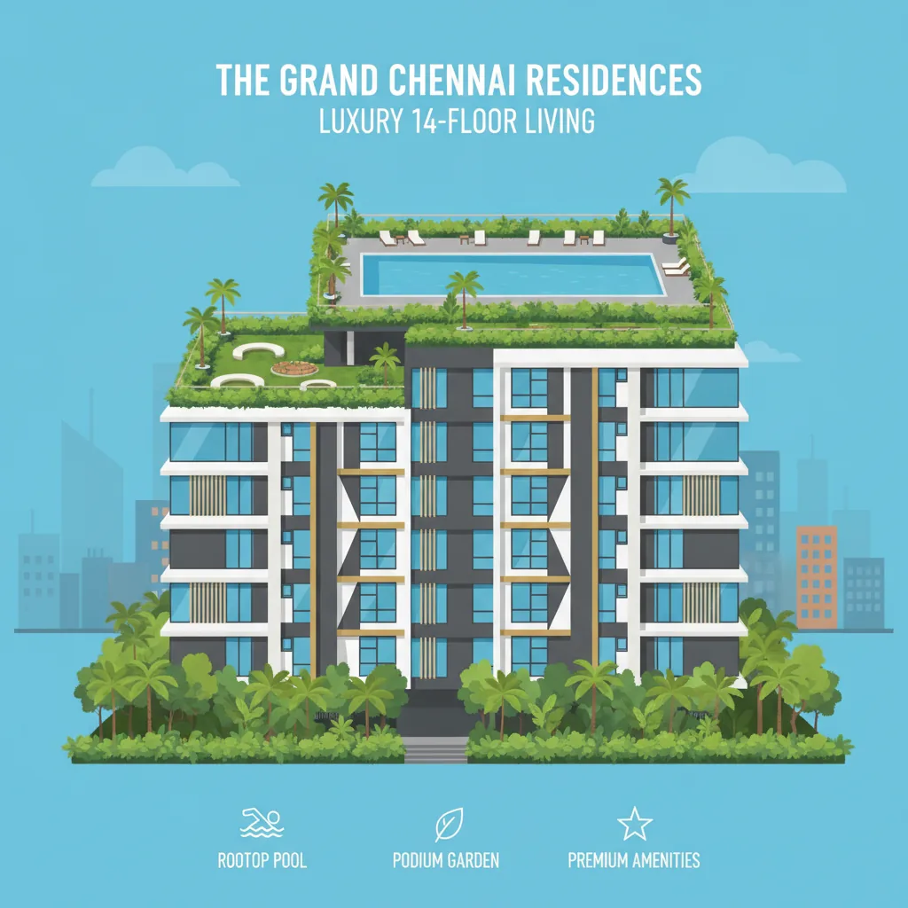 14 Floor Residential Building In Chennai