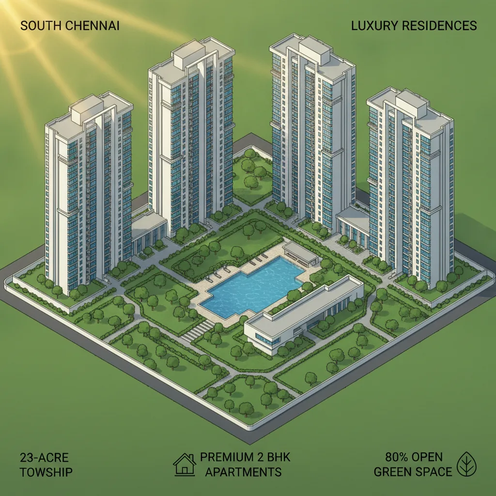 2 Bhk Apartments Prestige Falcon City Chennai