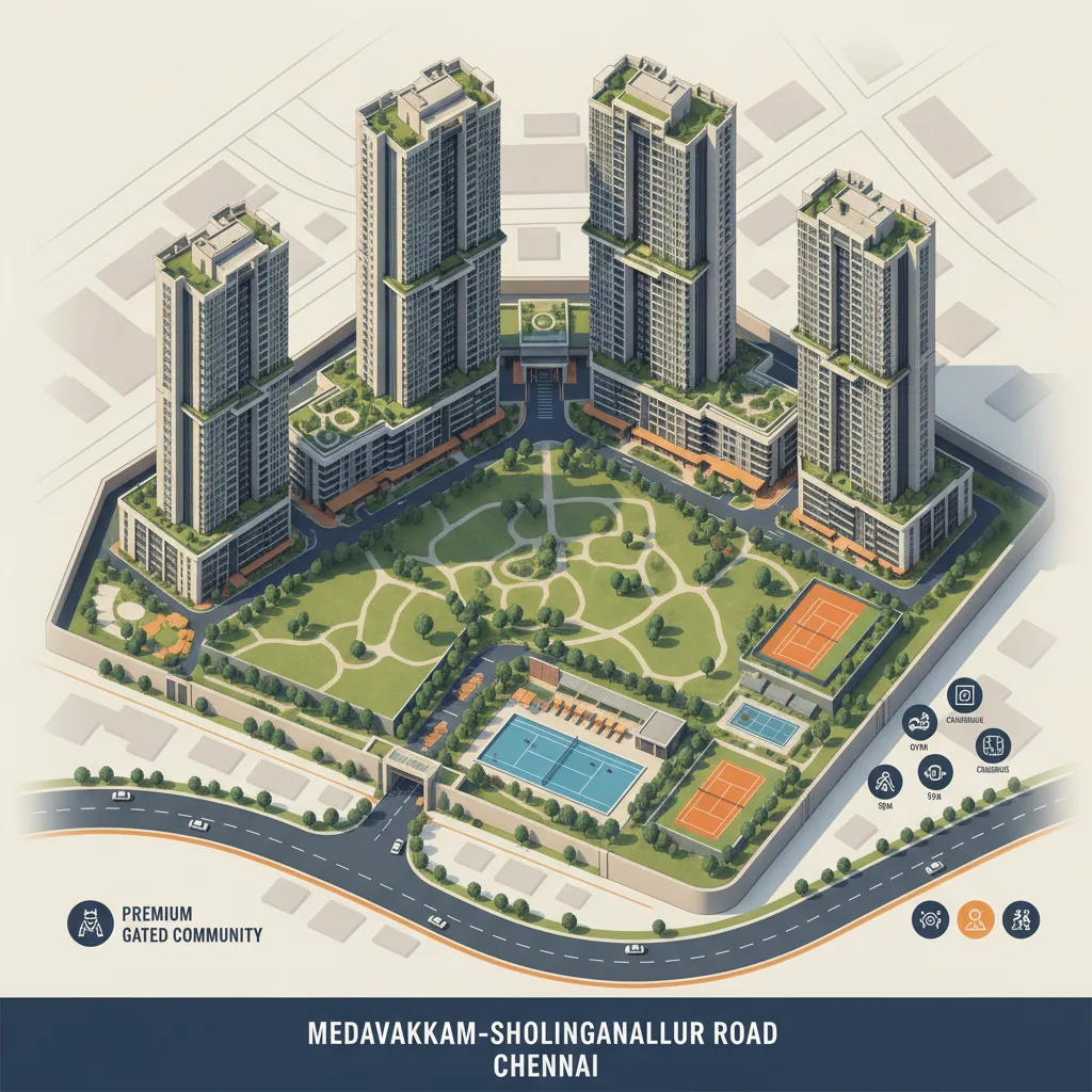 Apartments In Medavakkam Sholinganallur Road