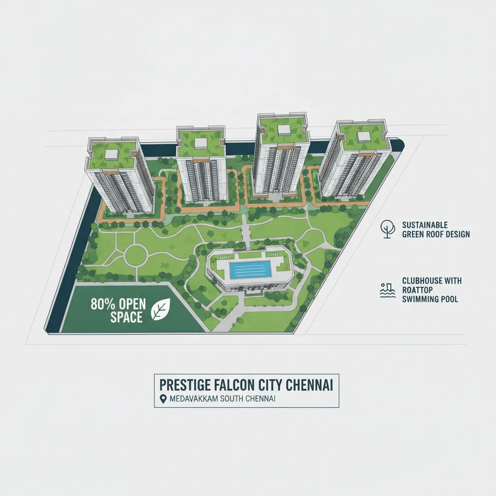 Architecture And Design Of Prestige Falcon City Chennai
