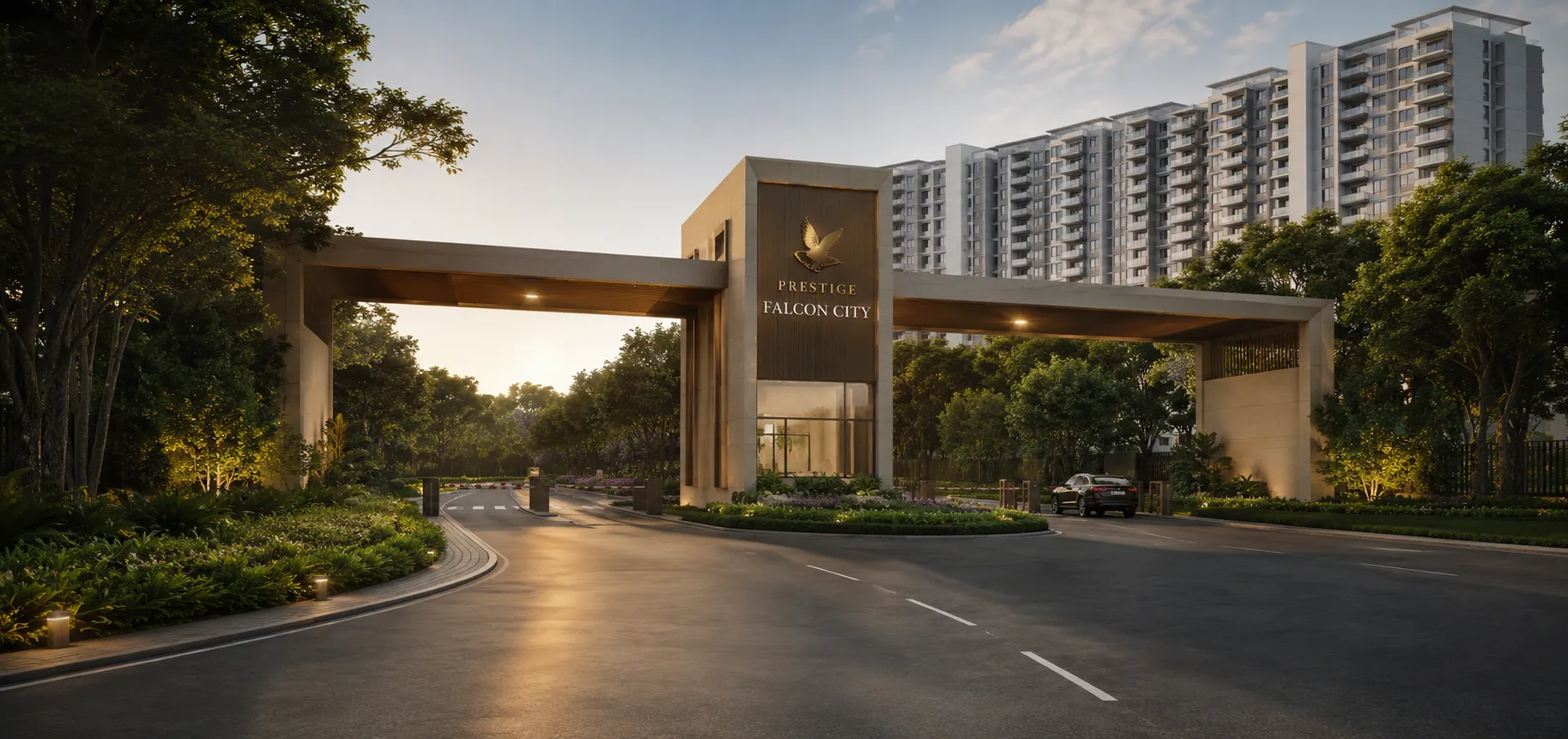 Prestige Falcon City Chennai Night View